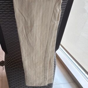 Ralph Lauren Men's Cream Striped Chinos